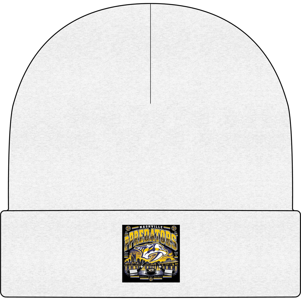 Nashville Predators Music City - AS Colour 1107 Cuff Beanie