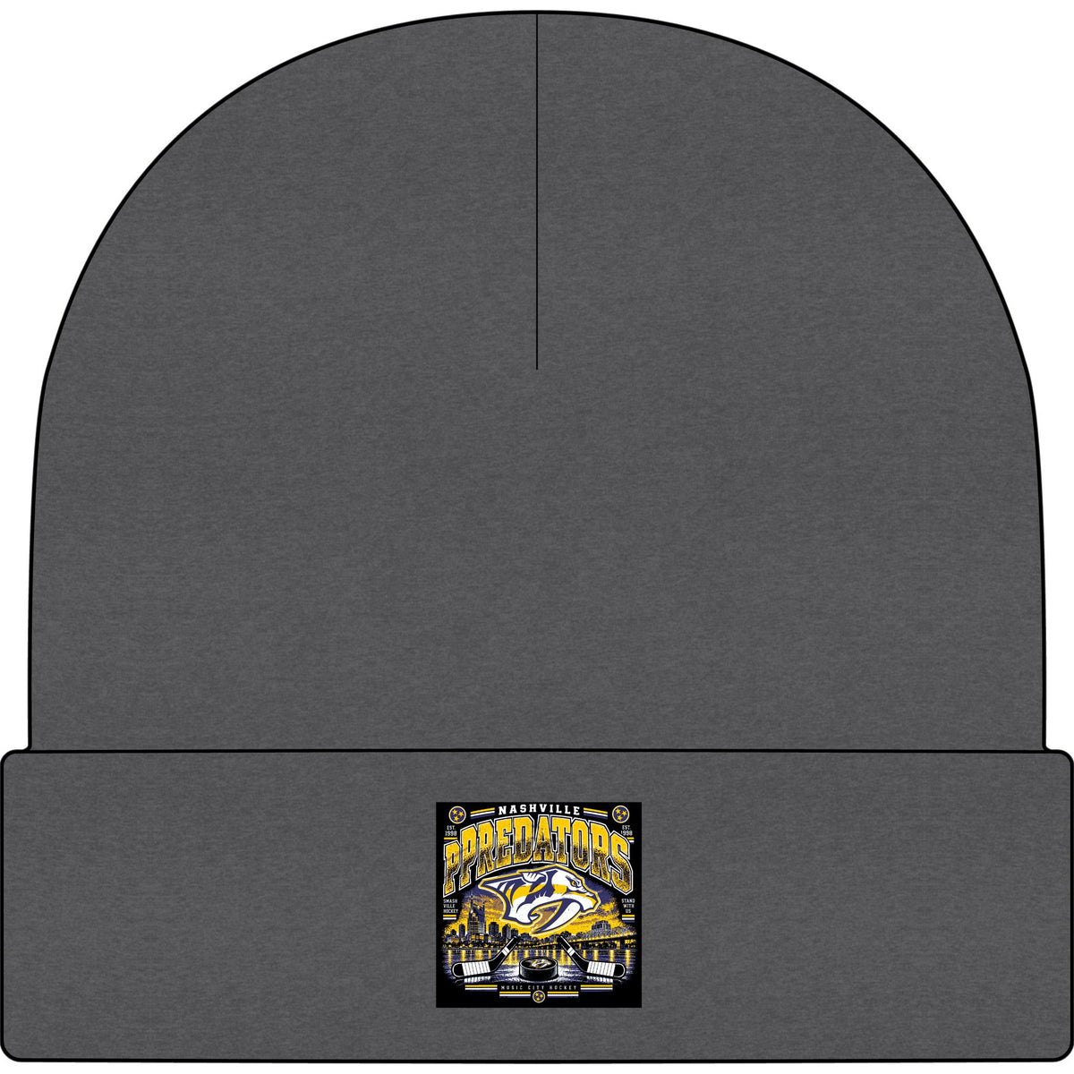 Nashville Predators Music City - AS Colour 1107 Cuff Beanie