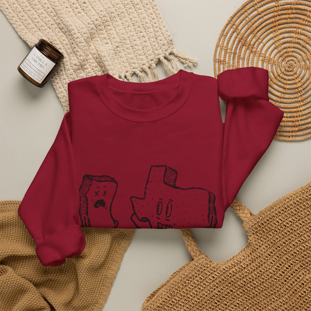 Texas v California - Crewneck Sweatshirt