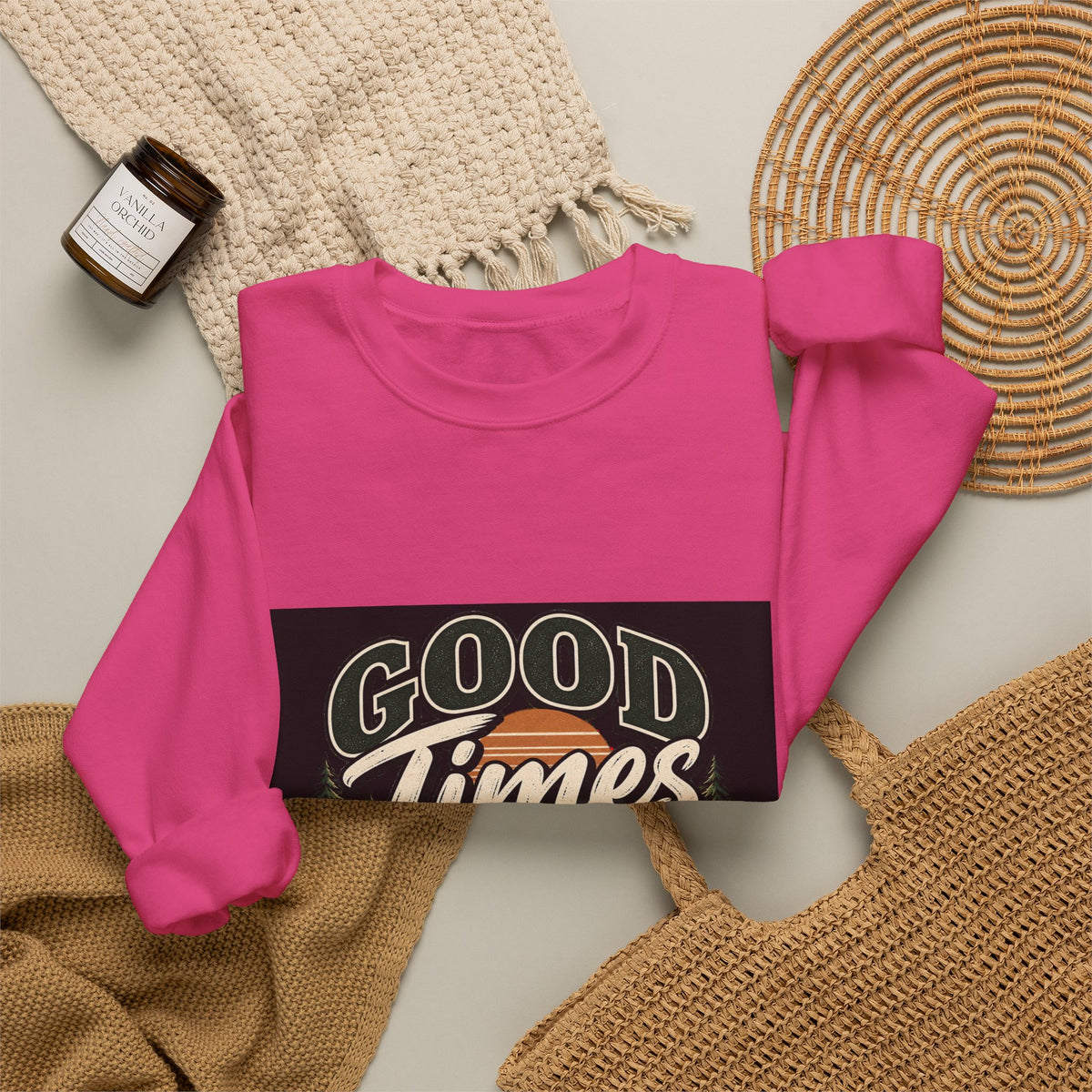 Good Times Questionable Decisions - Crewneck Sweatshirt
