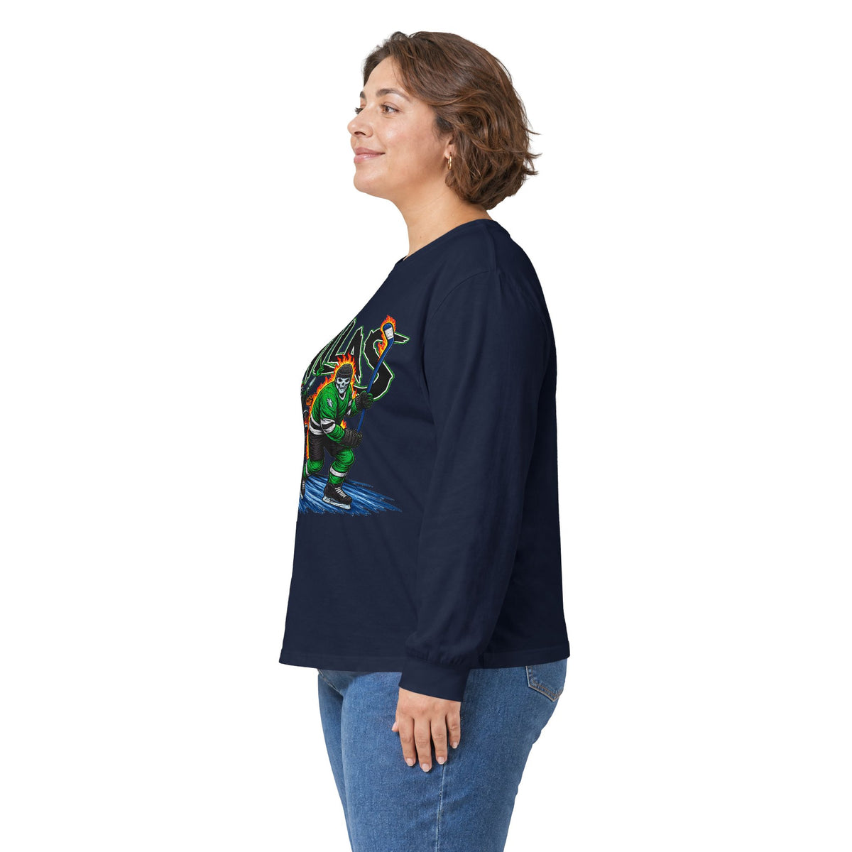 Dallas Stars Skeleton - Unisex Ultra Cotton Long Sleeve Tee