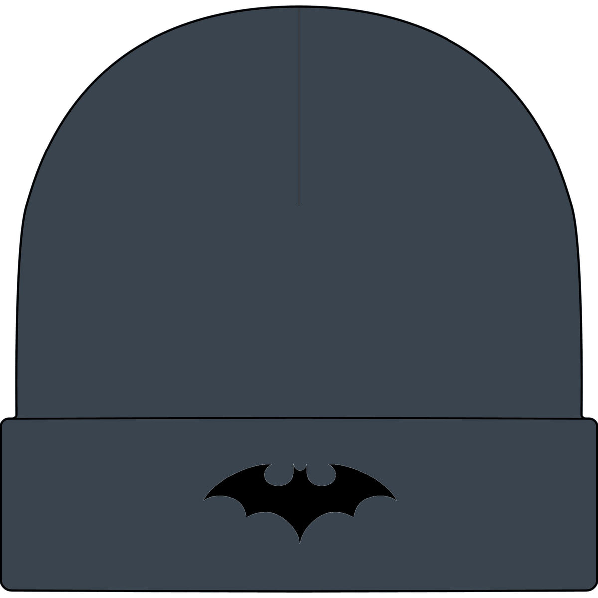 Midnight Bat Emblem - AS Colour 1107 Cuff Beanie