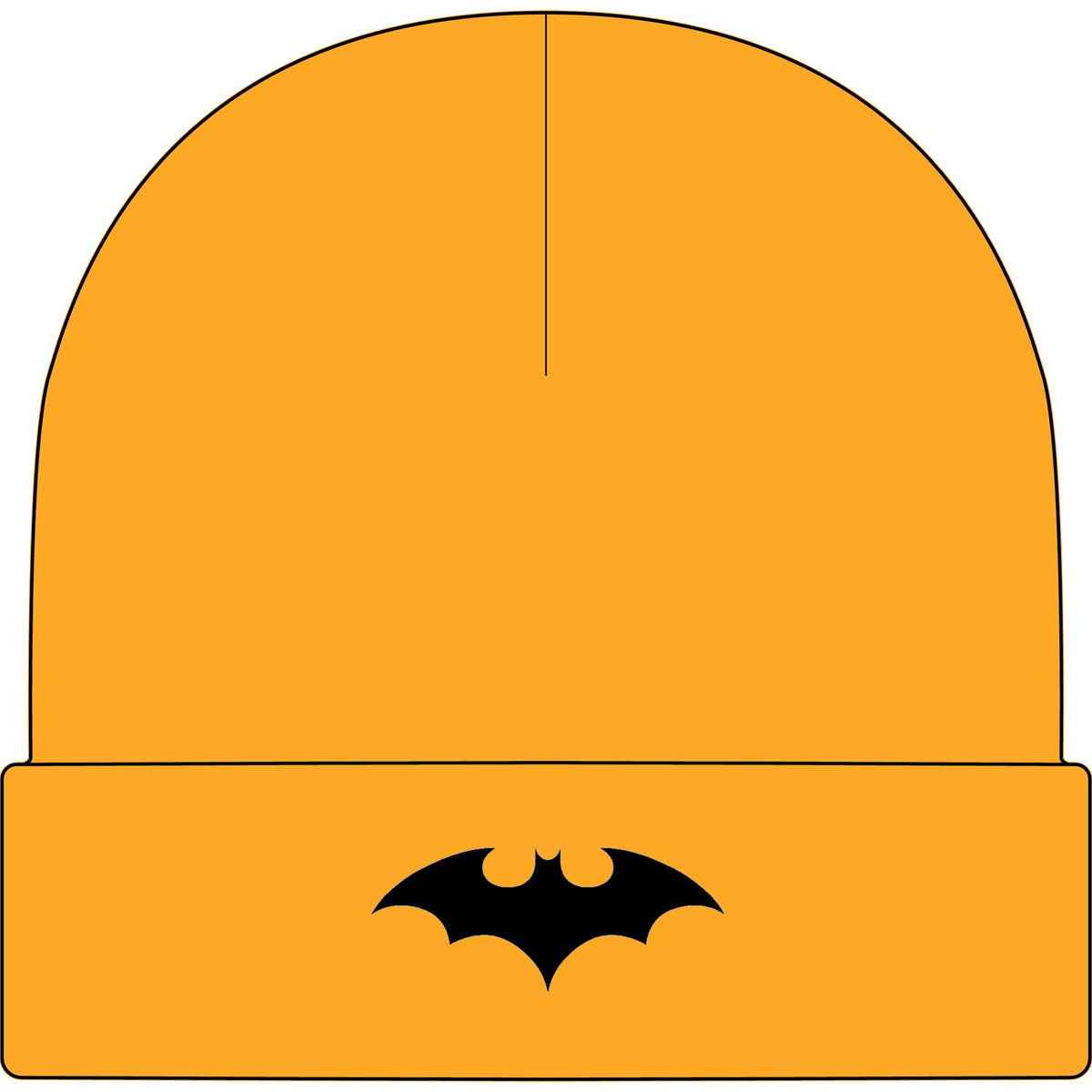 Midnight Bat Emblem - AS Colour 1107 Cuff Beanie