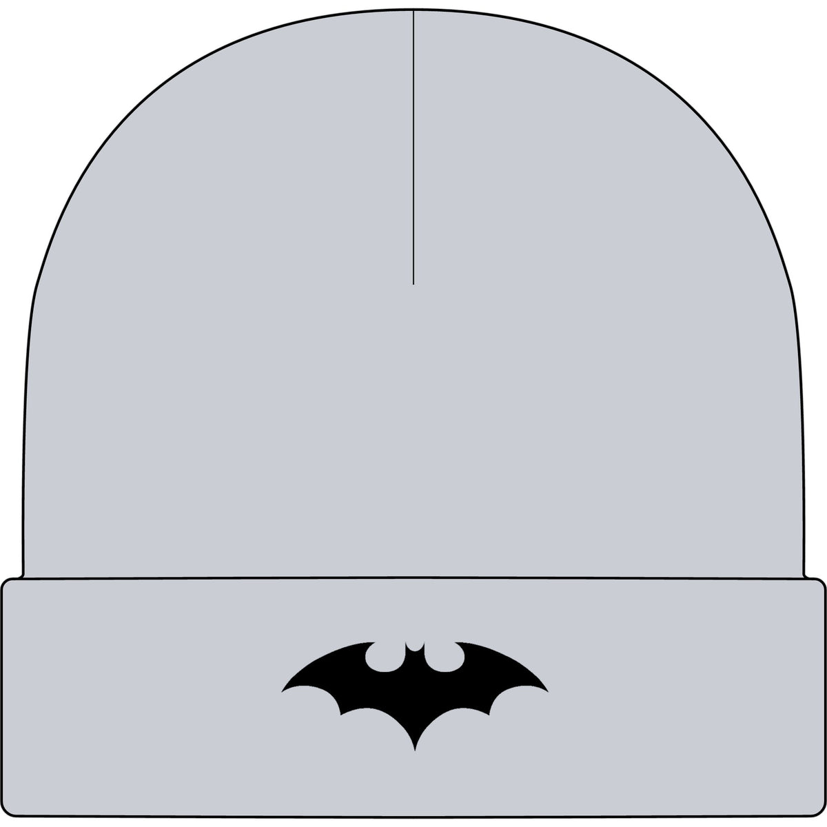 Midnight Bat Emblem - AS Colour 1107 Cuff Beanie
