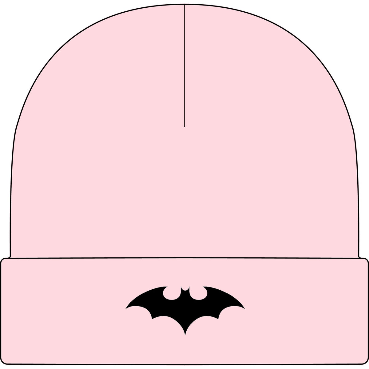 Midnight Bat Emblem - AS Colour 1107 Cuff Beanie