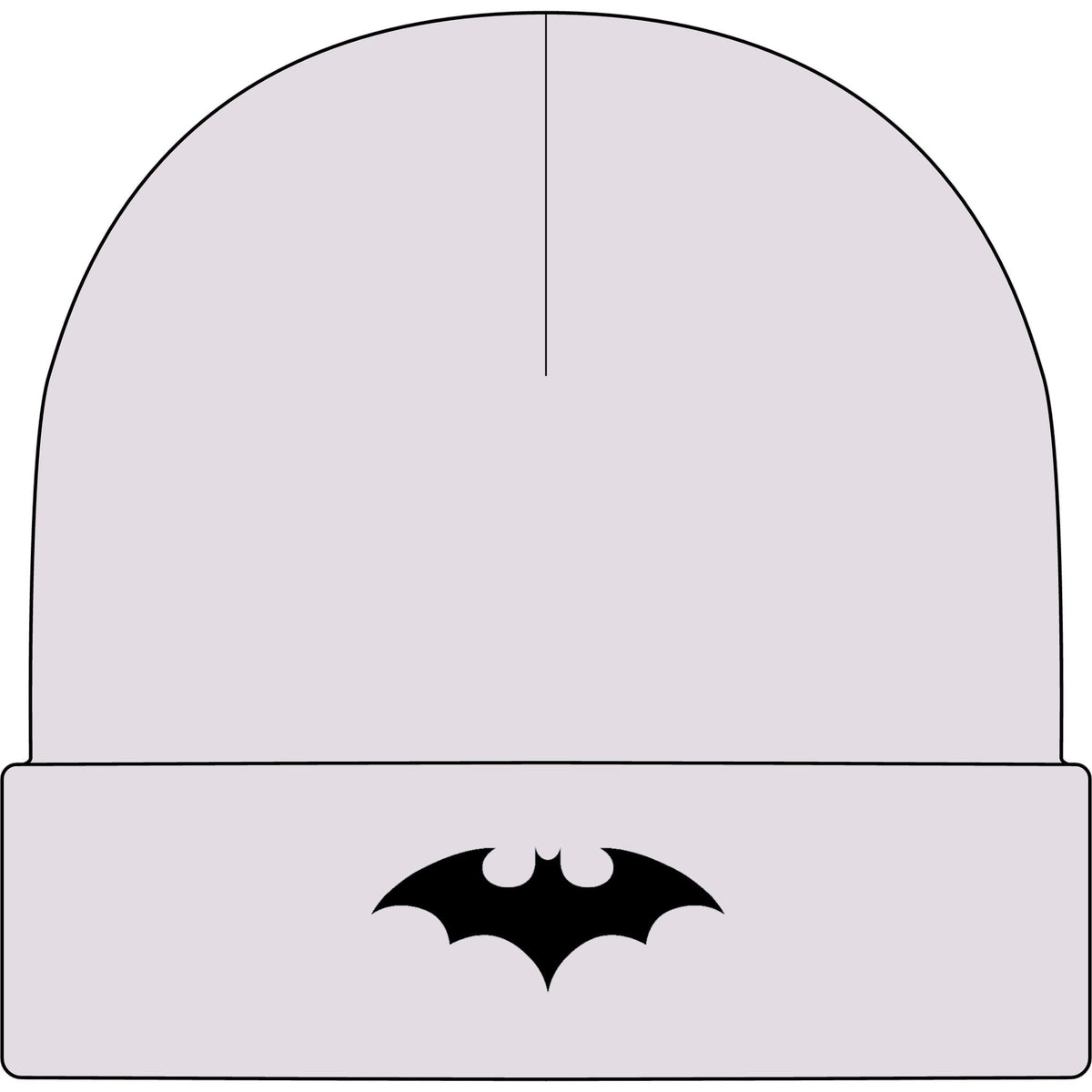 Midnight Bat Emblem - AS Colour 1107 Cuff Beanie