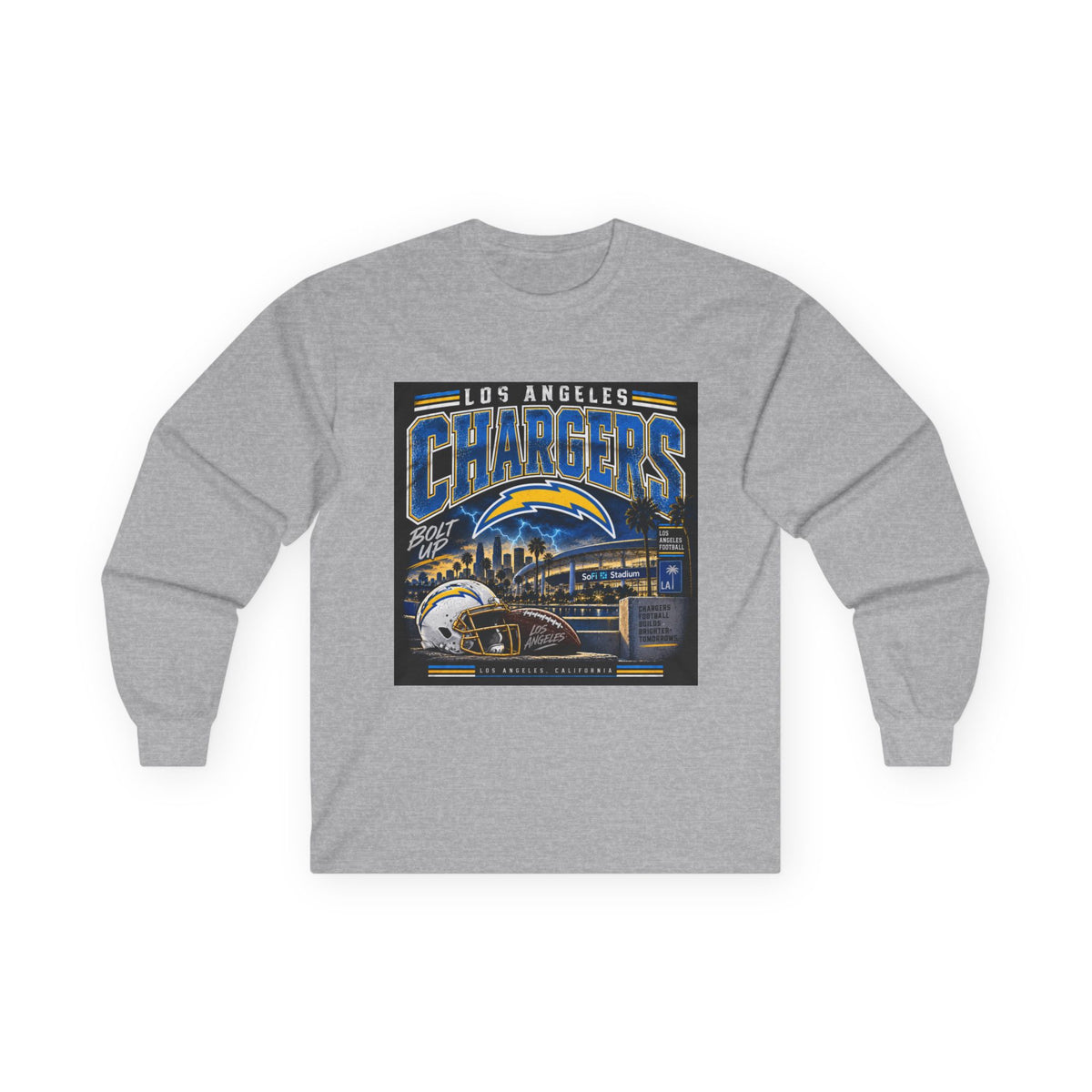 Los Angeles Chargers Bolt Up - Unisex Ultra Cotton Long Sleeve Tee