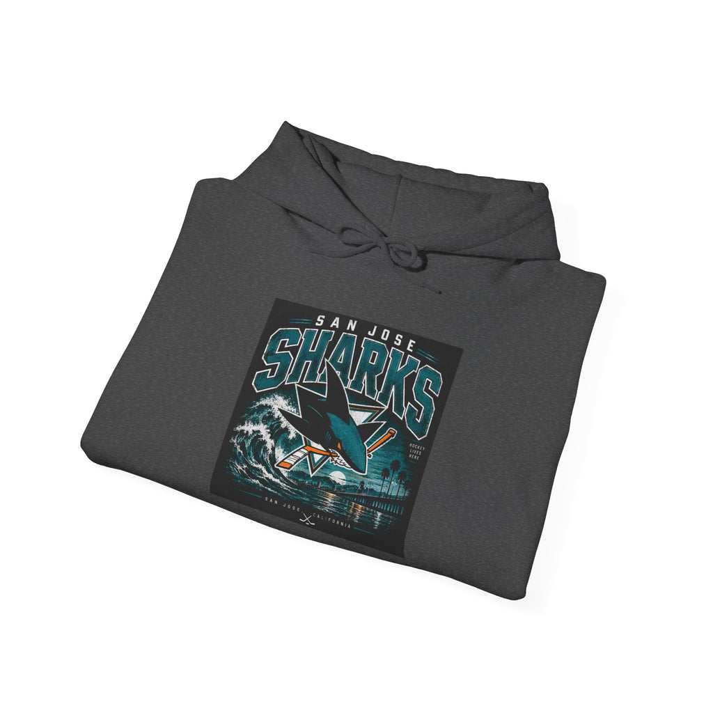 Sharks Wave Hockey Tee - Hoodie