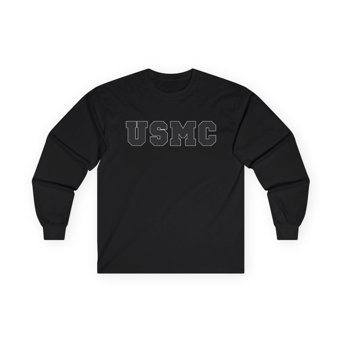 Marine Corps Varsity - Unisex Ultra Cotton Long Sleeve Tee