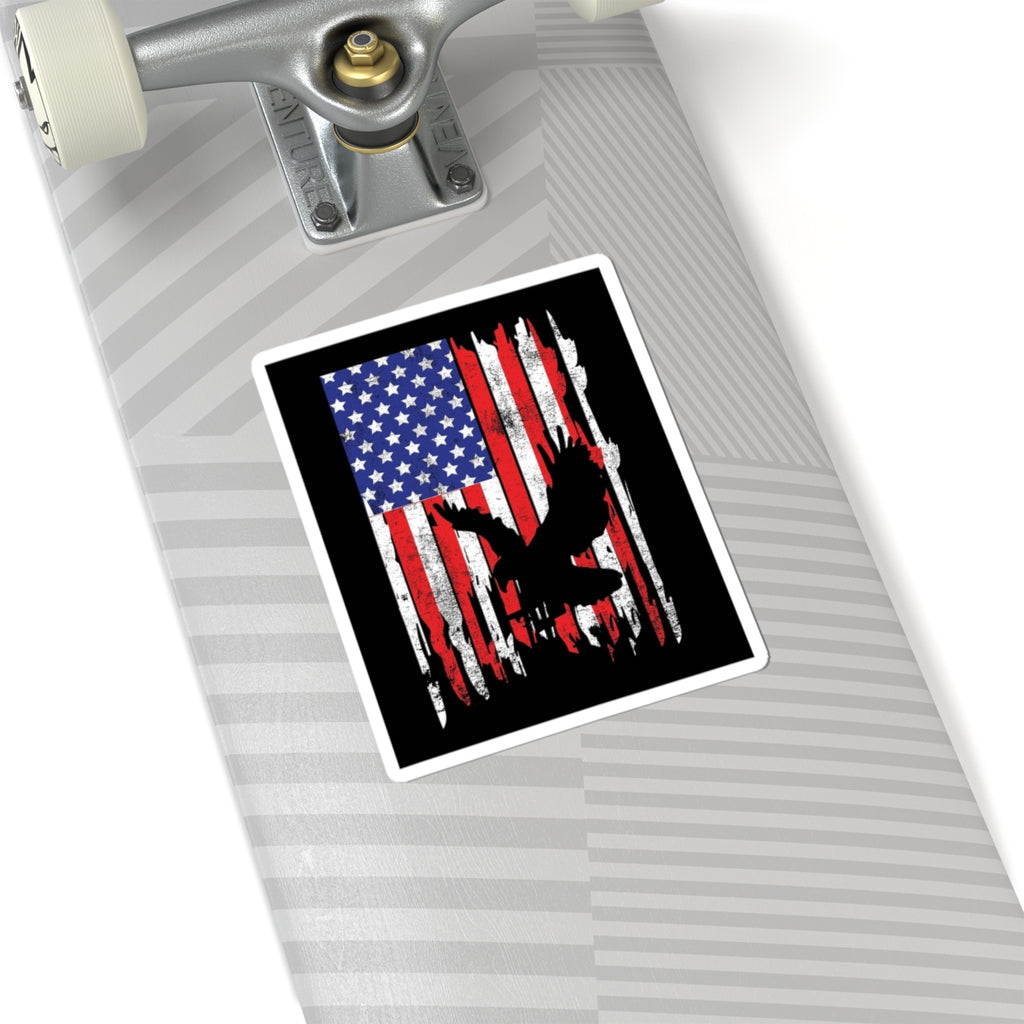 Old Glory Eagle - Kiss-Cut Sticker