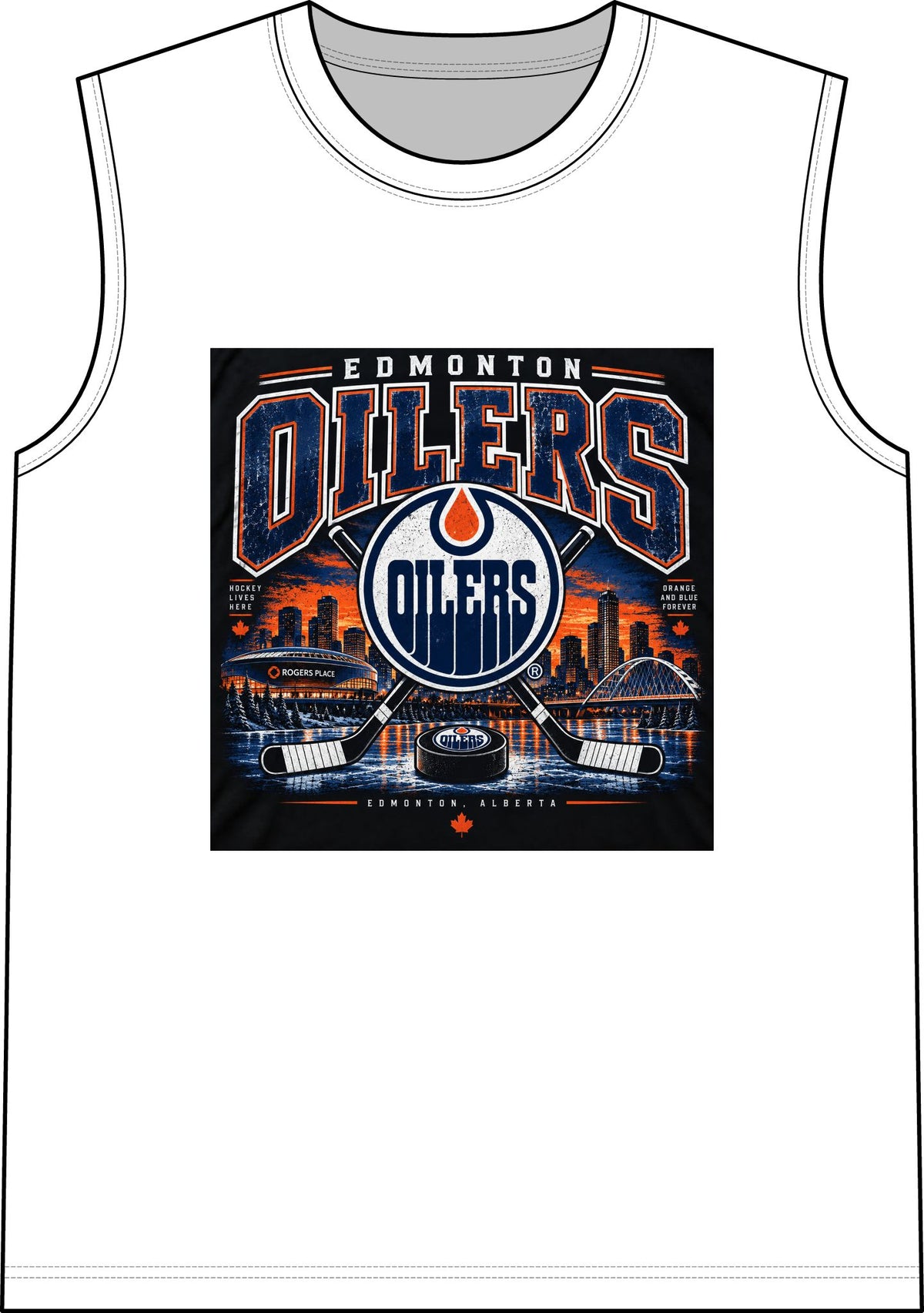 Edmonton Oilers Hockey Pride - Classic Tank