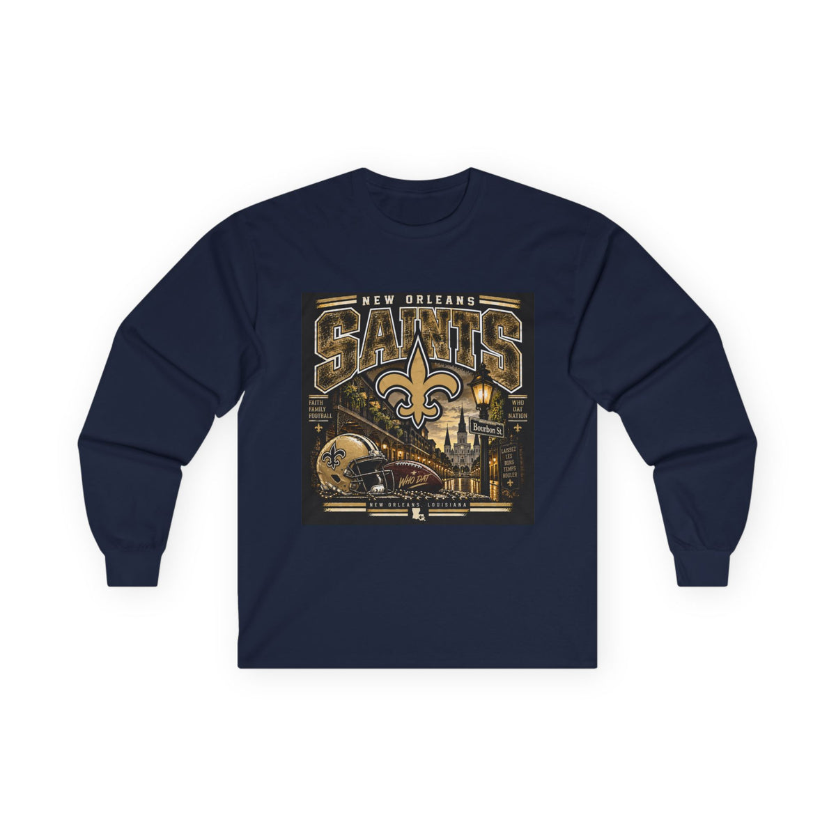Saints Nation Glory Tee - Unisex Ultra Cotton Long Sleeve Tee