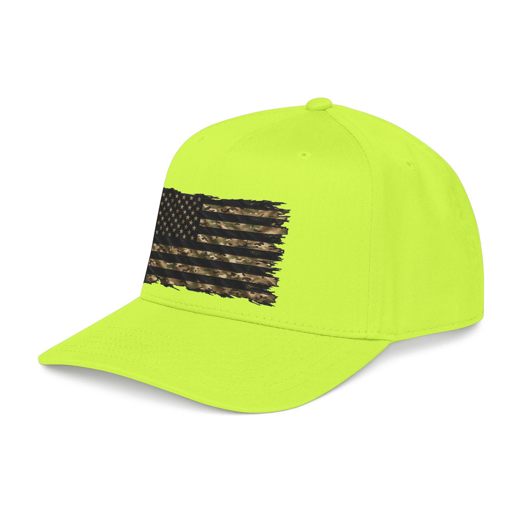 Black and Multicam American Flag - OTTO Baseball Hat