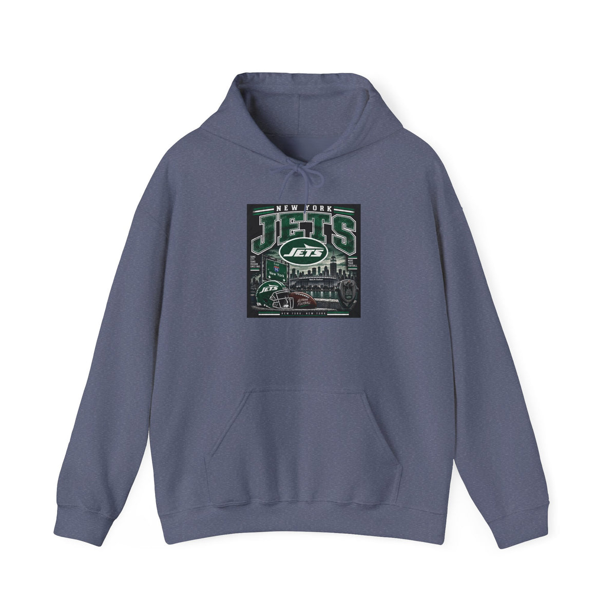 New York Jets Skyline - Hoodie