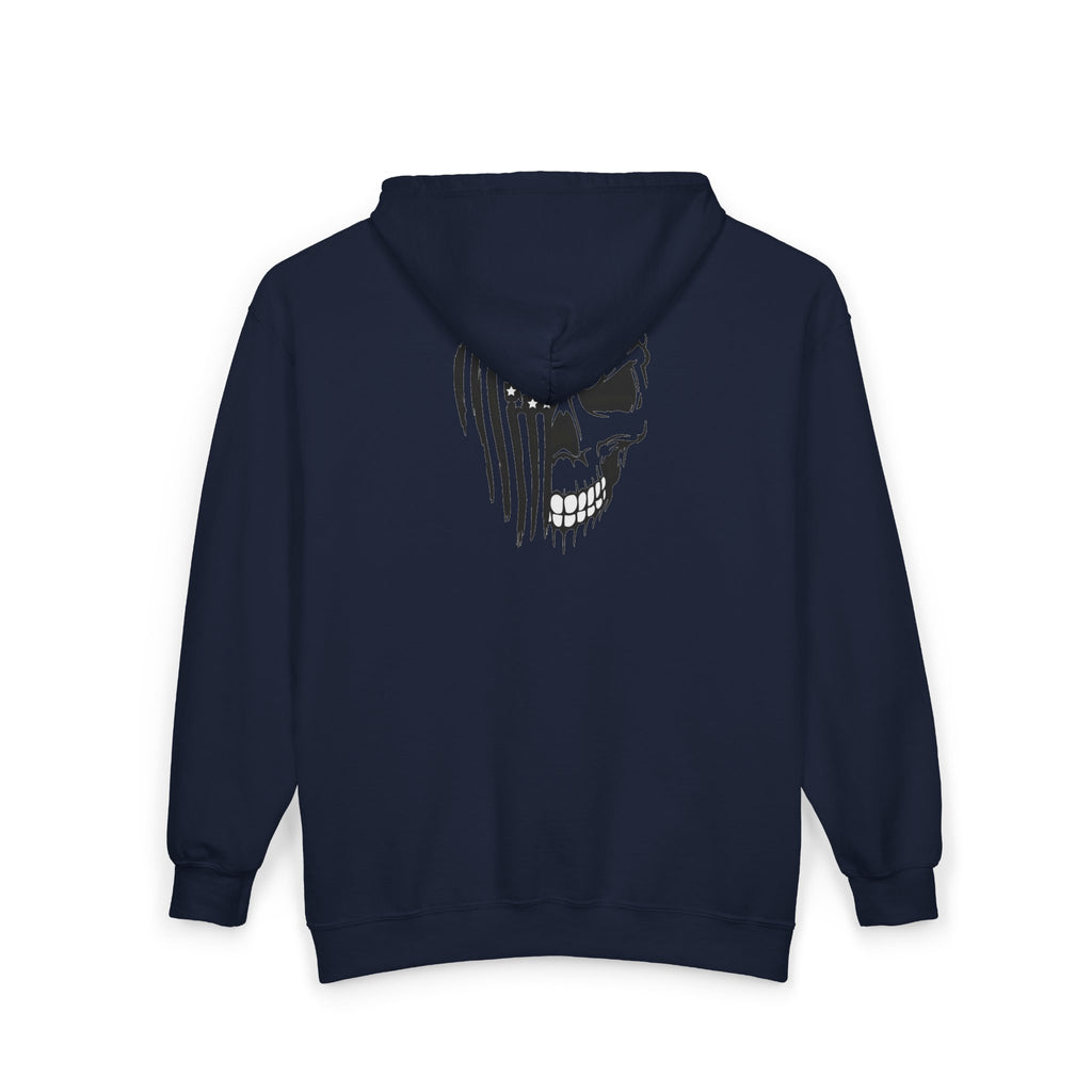 Stars, Stripes & Skulls - Full-Zip Hooded Sweatshirt