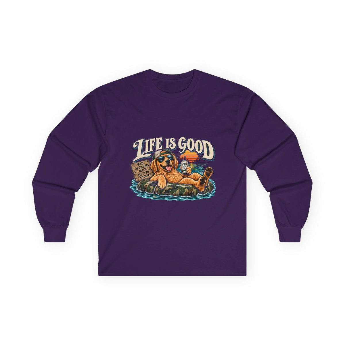 Life is Good Floatin' - Unisex Ultra Cotton Long Sleeve Tee