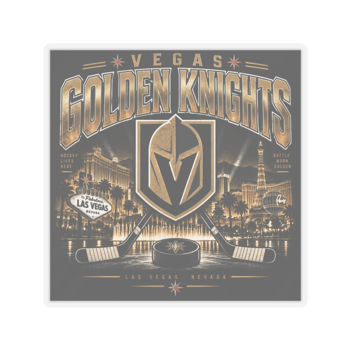 Vegas Golden Knights - Kiss-Cut Sticker