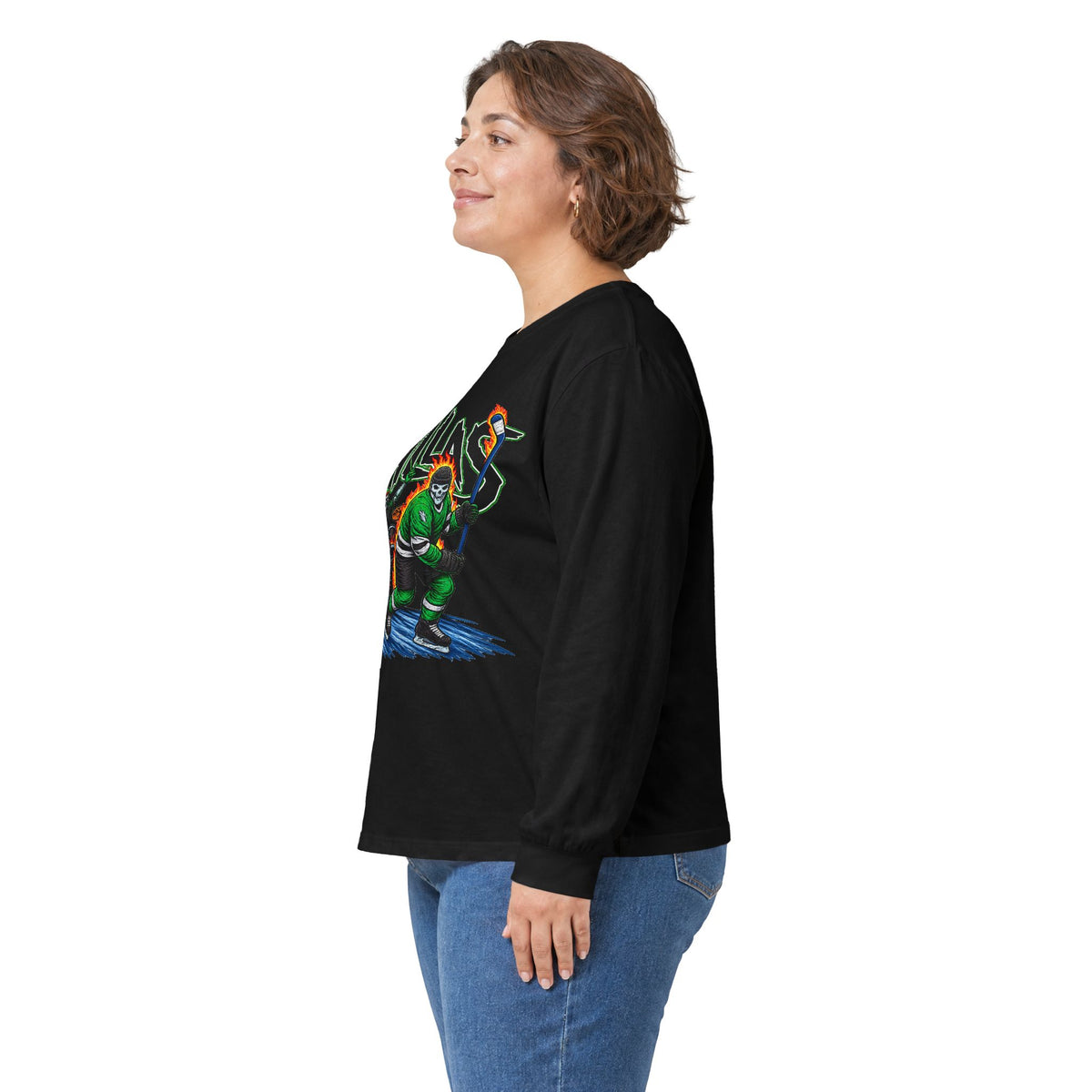Dallas Stars Skeleton - Unisex Ultra Cotton Long Sleeve Tee