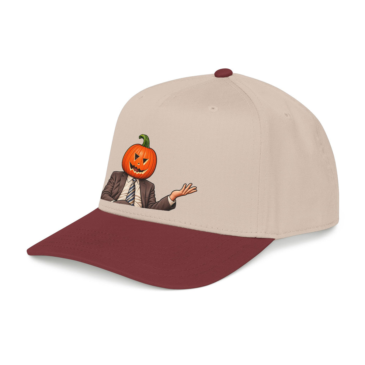 Pumpkin Head Office Cartoon - OTTO Baseball Hat