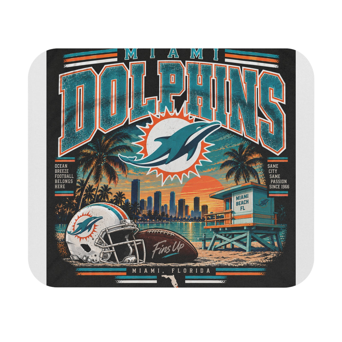 Miami Dolphins Paradise - Mouse Pad