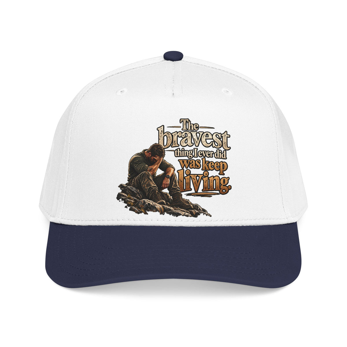 The Bravest Thing I Ever Did Was Keep Living - OTTO Baseball Hat