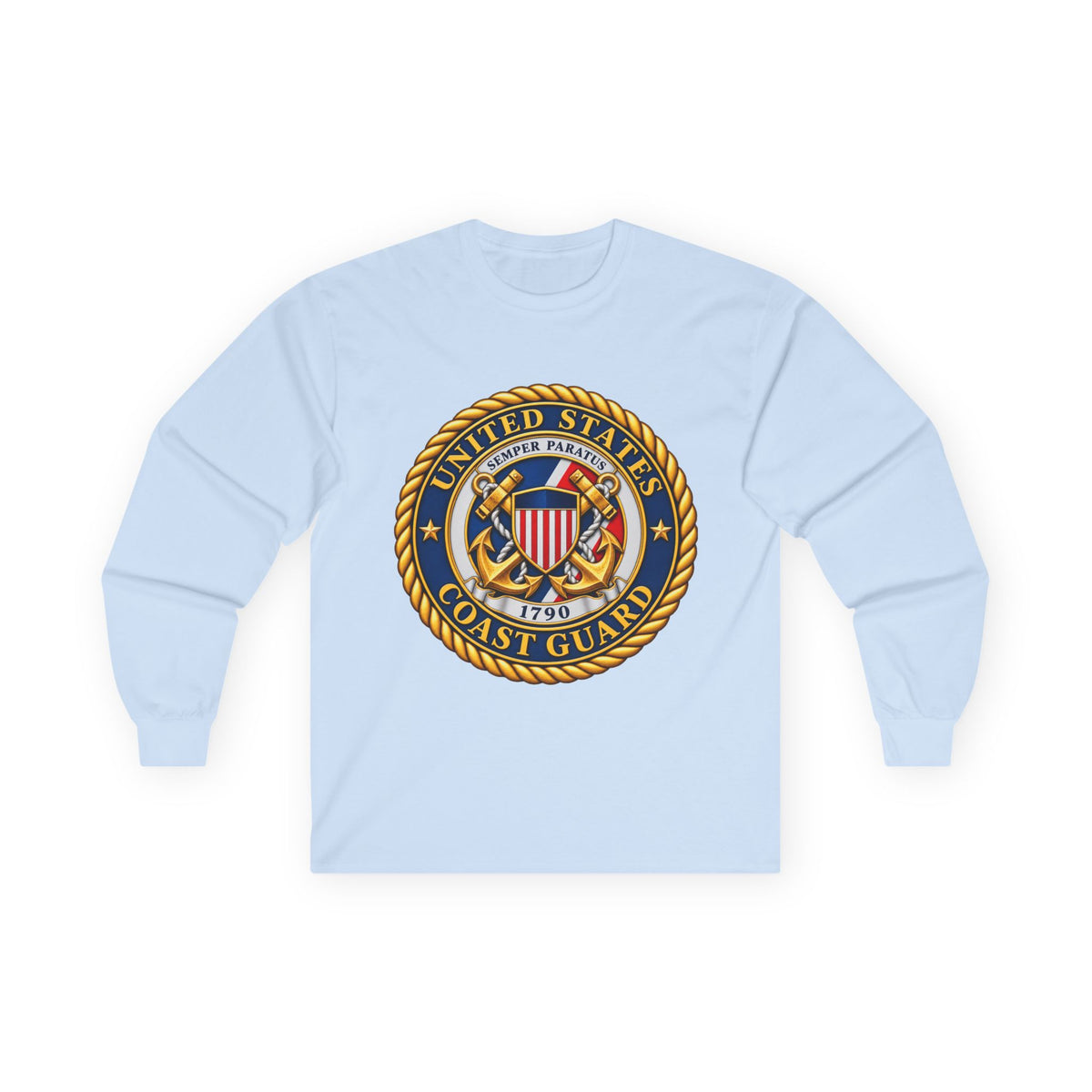 U.S. Coast Guard Emblem - Unisex Ultra Cotton Long Sleeve Tee
