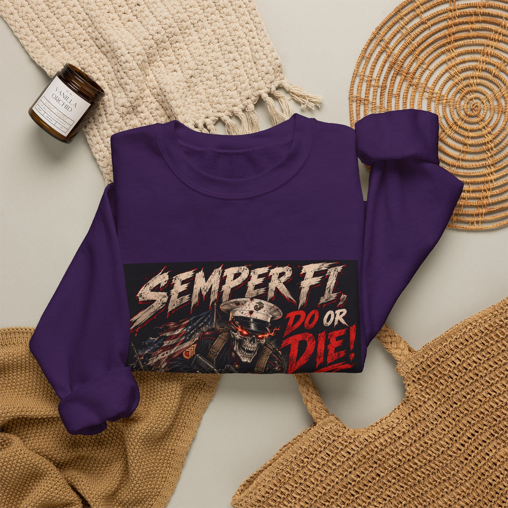 Semper Fi Do or Die - Crewneck Sweatshirt