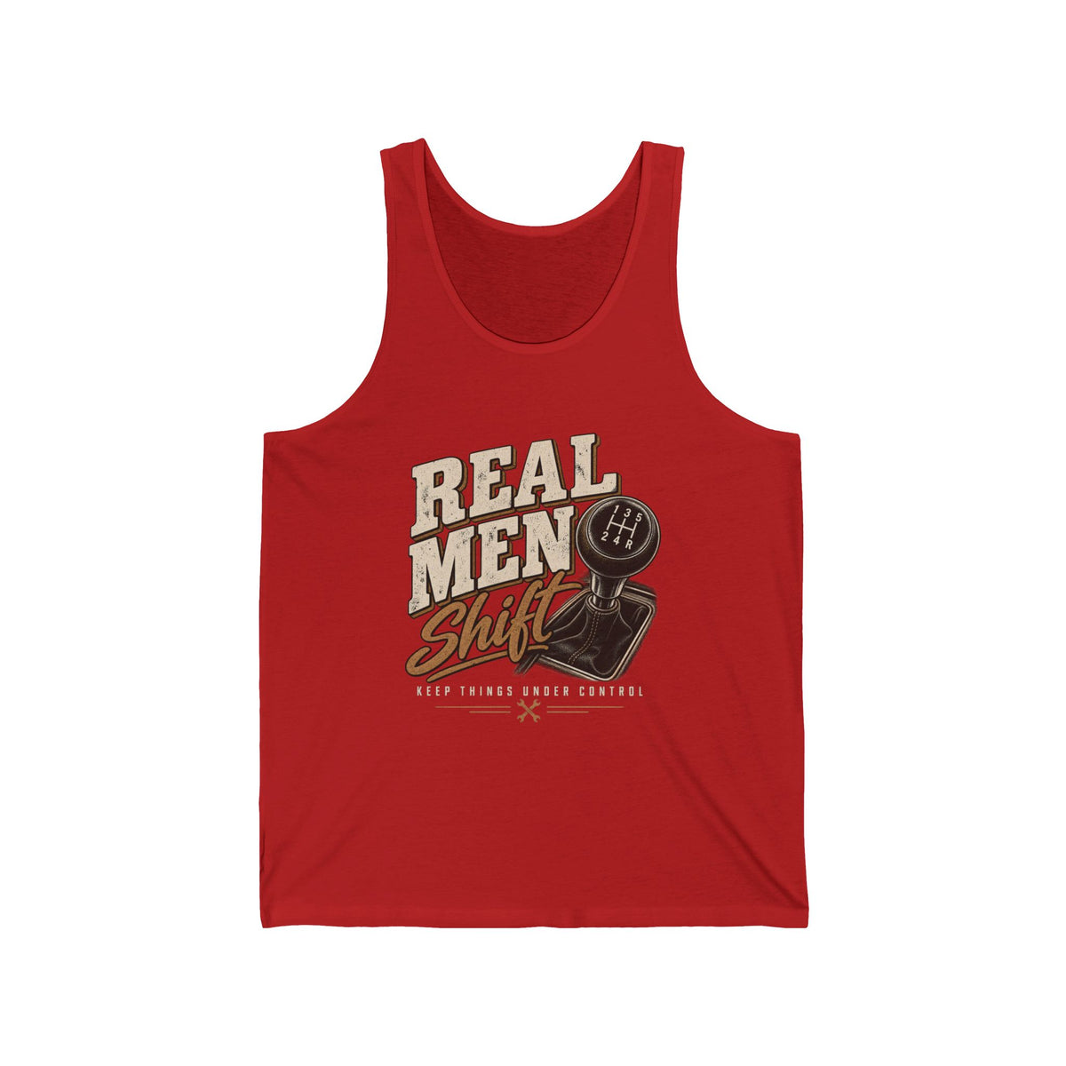 Real Men Shift - Athletic Tank