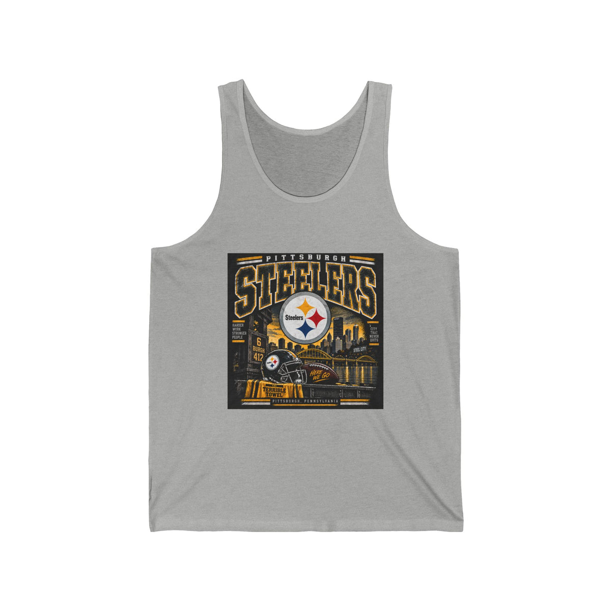 Pittsburgh Steelers Steel City Pride - Athletic Tank