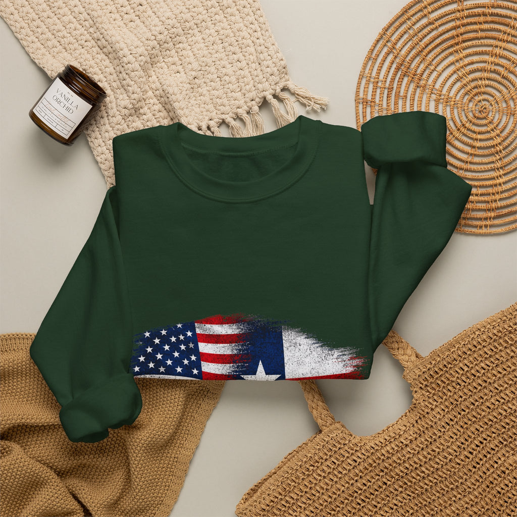 American by Birth, Texan by Choice - Crewneck Sweatshirt