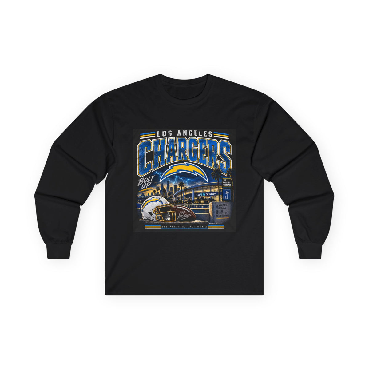 Los Angeles Chargers Bolt Up - Unisex Ultra Cotton Long Sleeve Tee