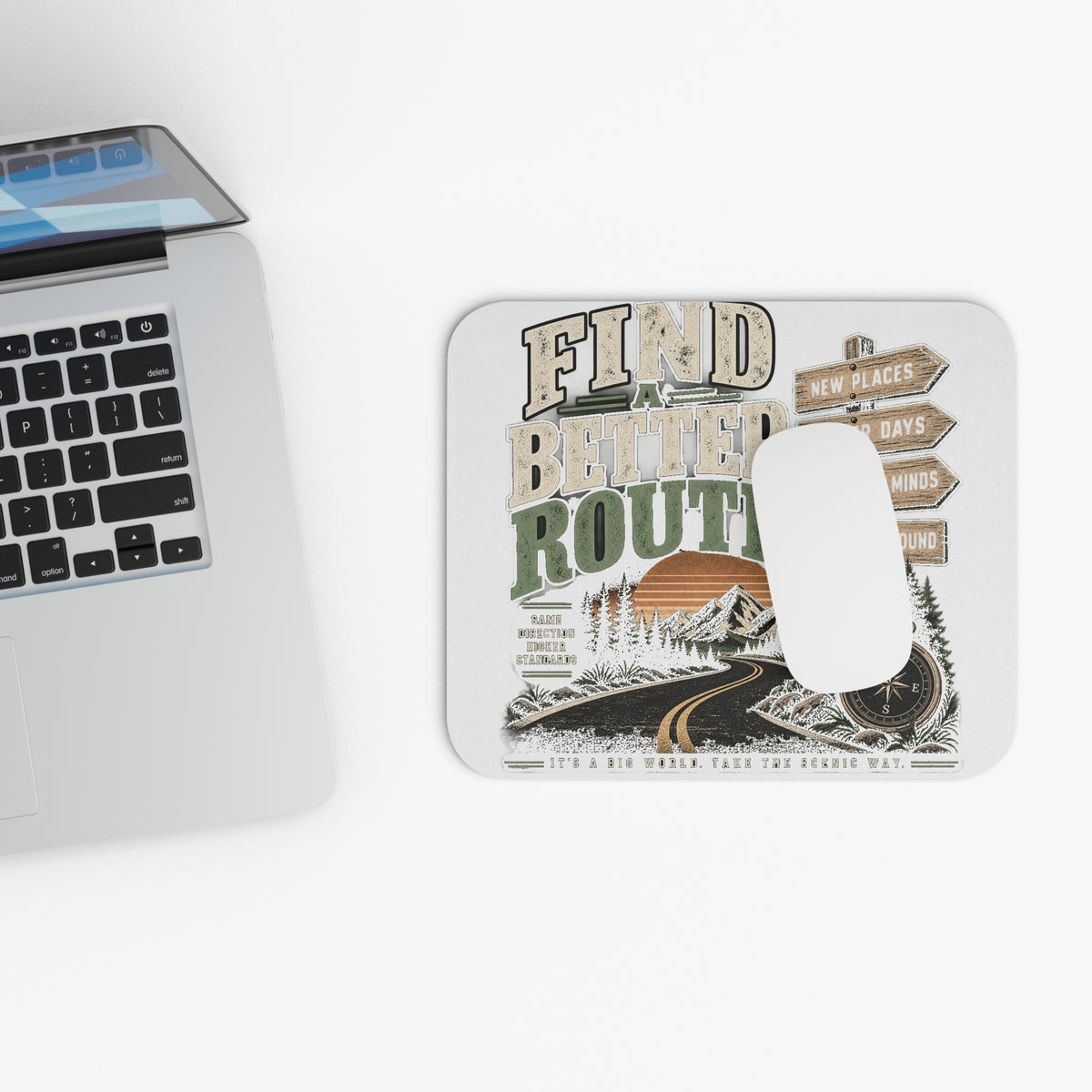 Find A Better Route - Mouse Pad
