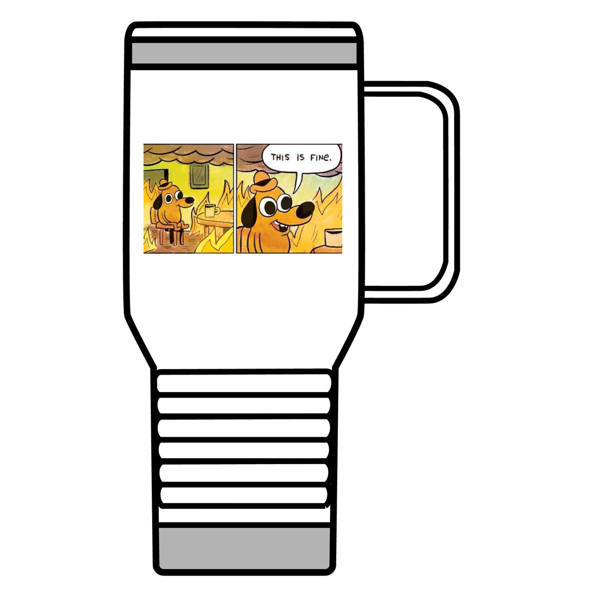 This Is Fine - 20oz Insulated Mug