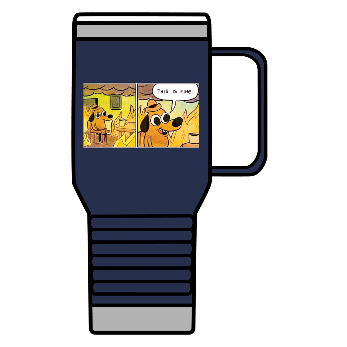 This Is Fine - 20oz Insulated Mug