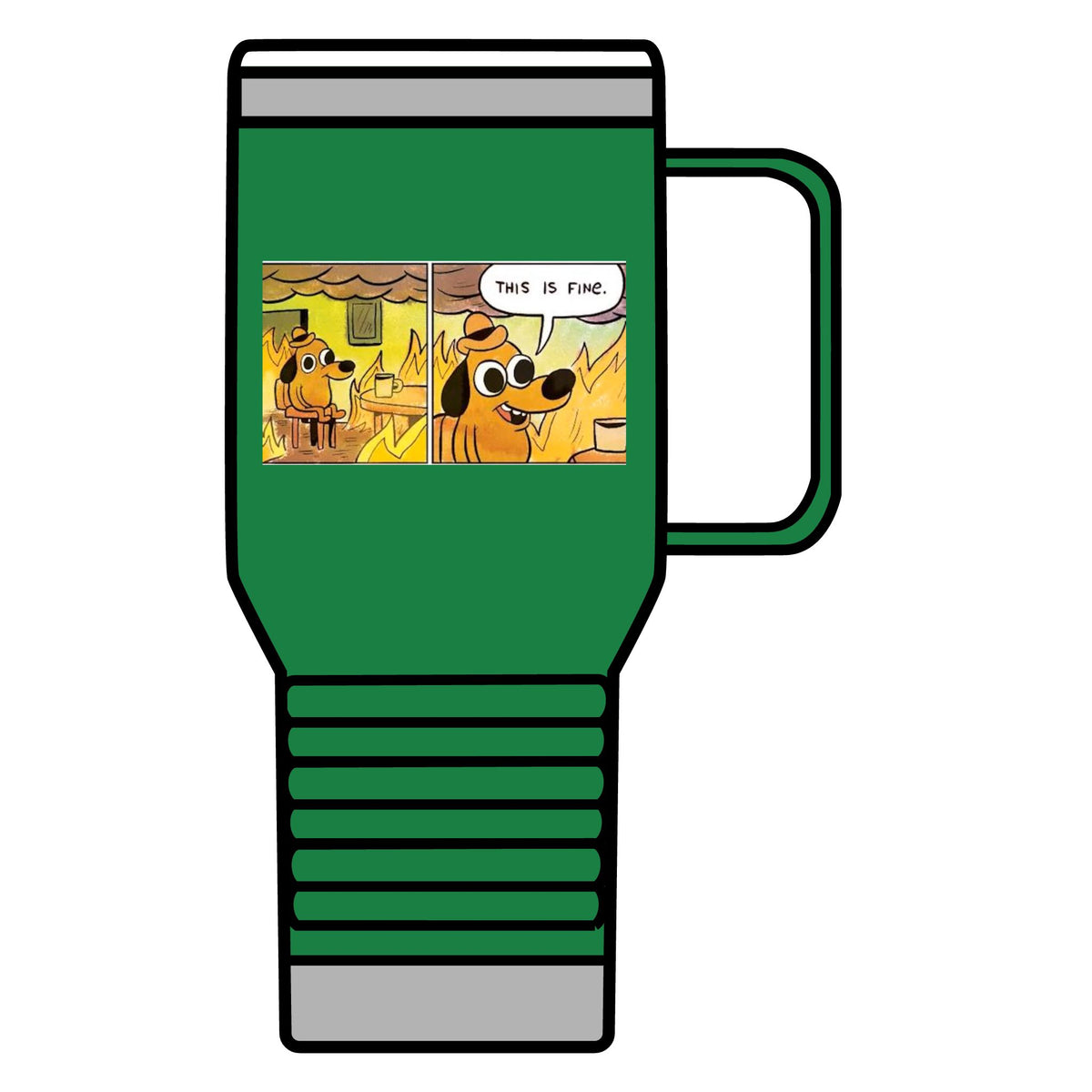 This Is Fine - 20oz Insulated Mug