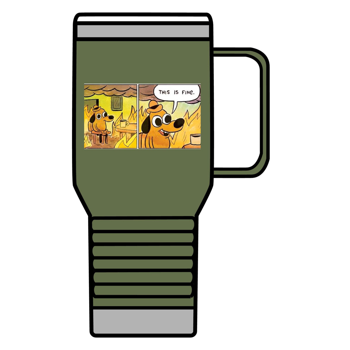 This Is Fine - 20oz Insulated Mug