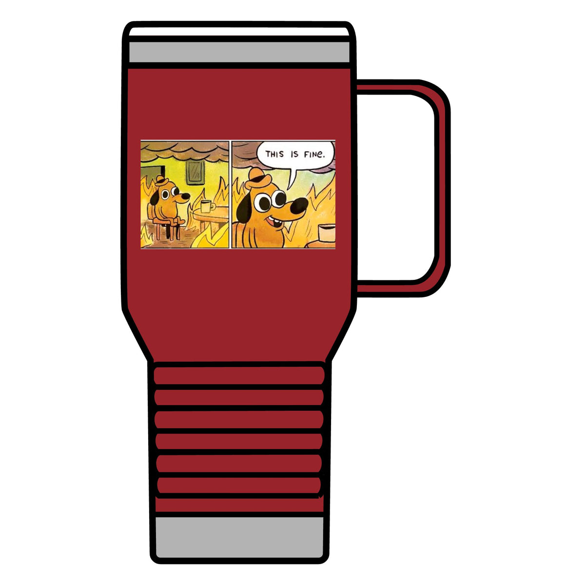 This Is Fine - 20oz Insulated Mug