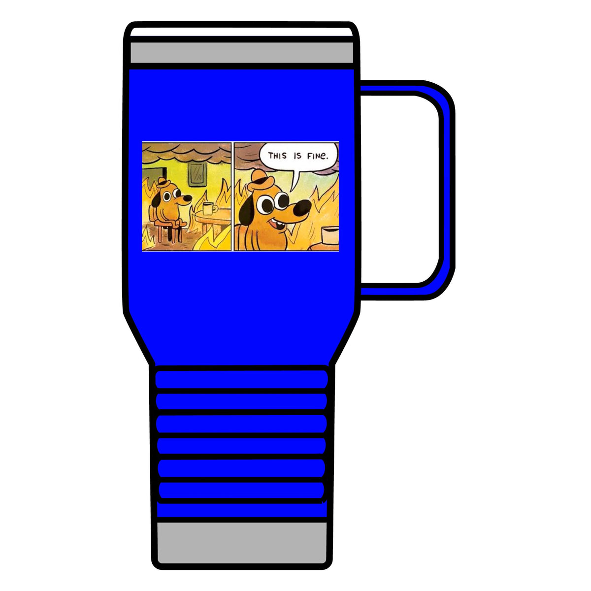 This Is Fine - 20oz Insulated Mug
