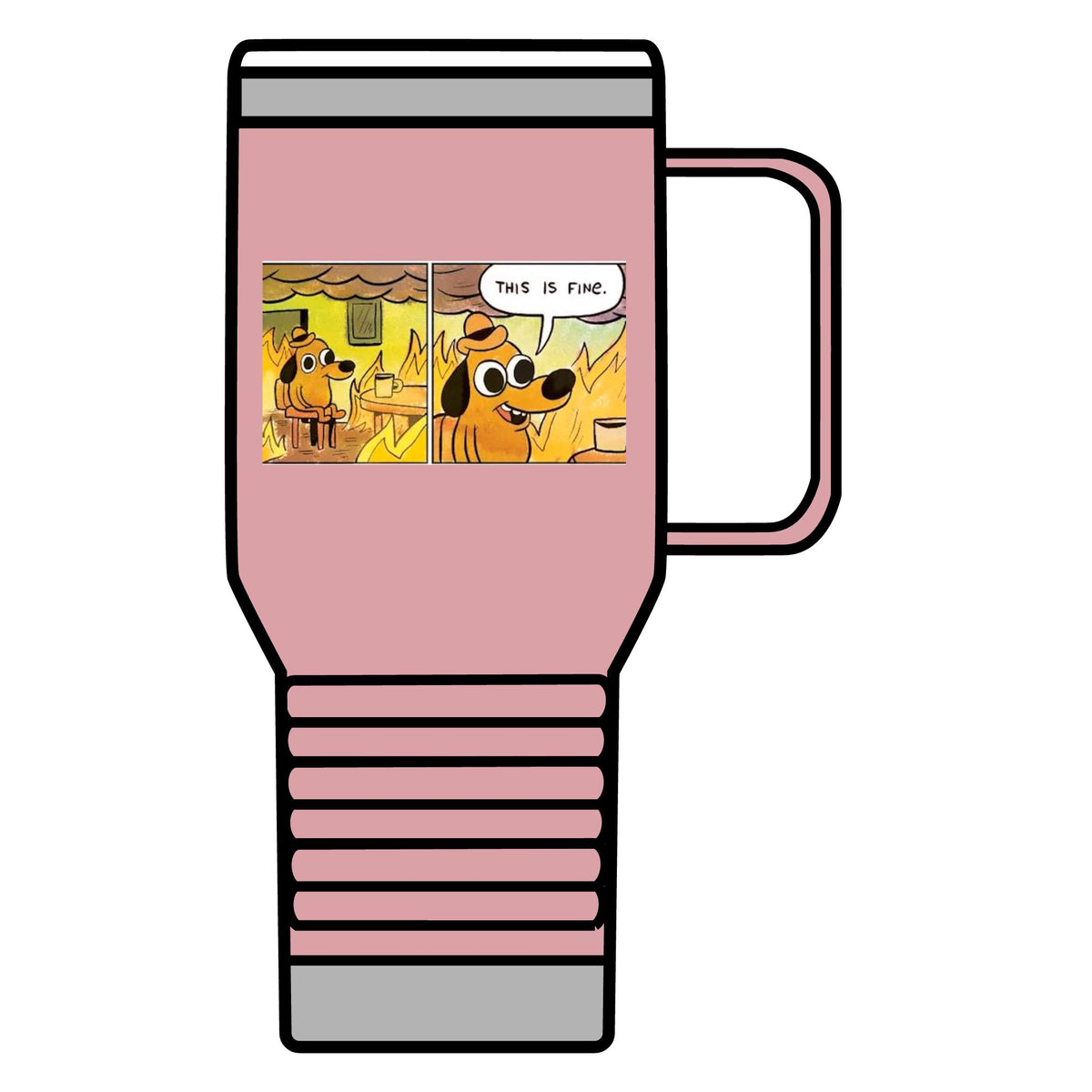 This Is Fine - 20oz Insulated Mug