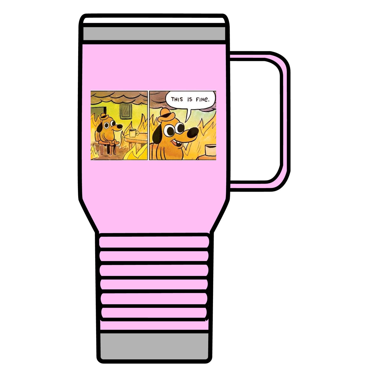 This Is Fine - 20oz Insulated Mug