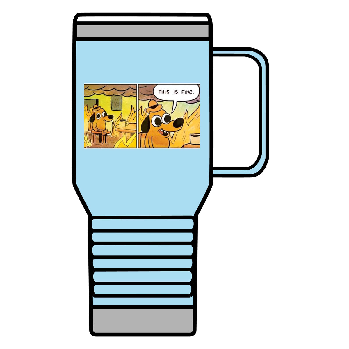 This Is Fine - 20oz Insulated Mug