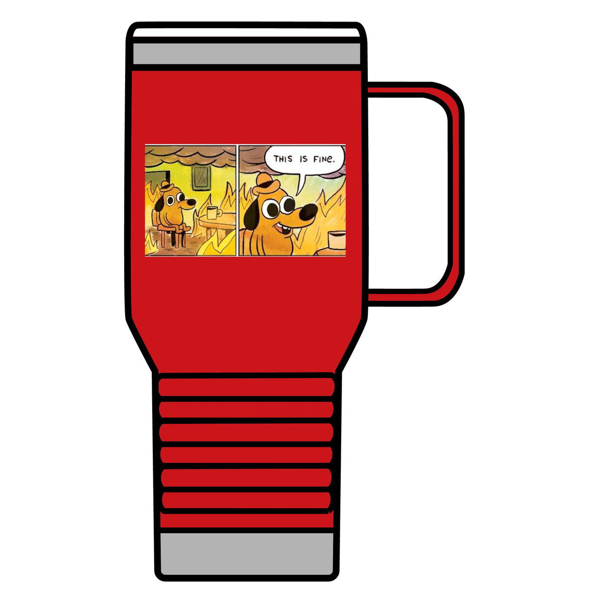 This Is Fine - 20oz Insulated Mug
