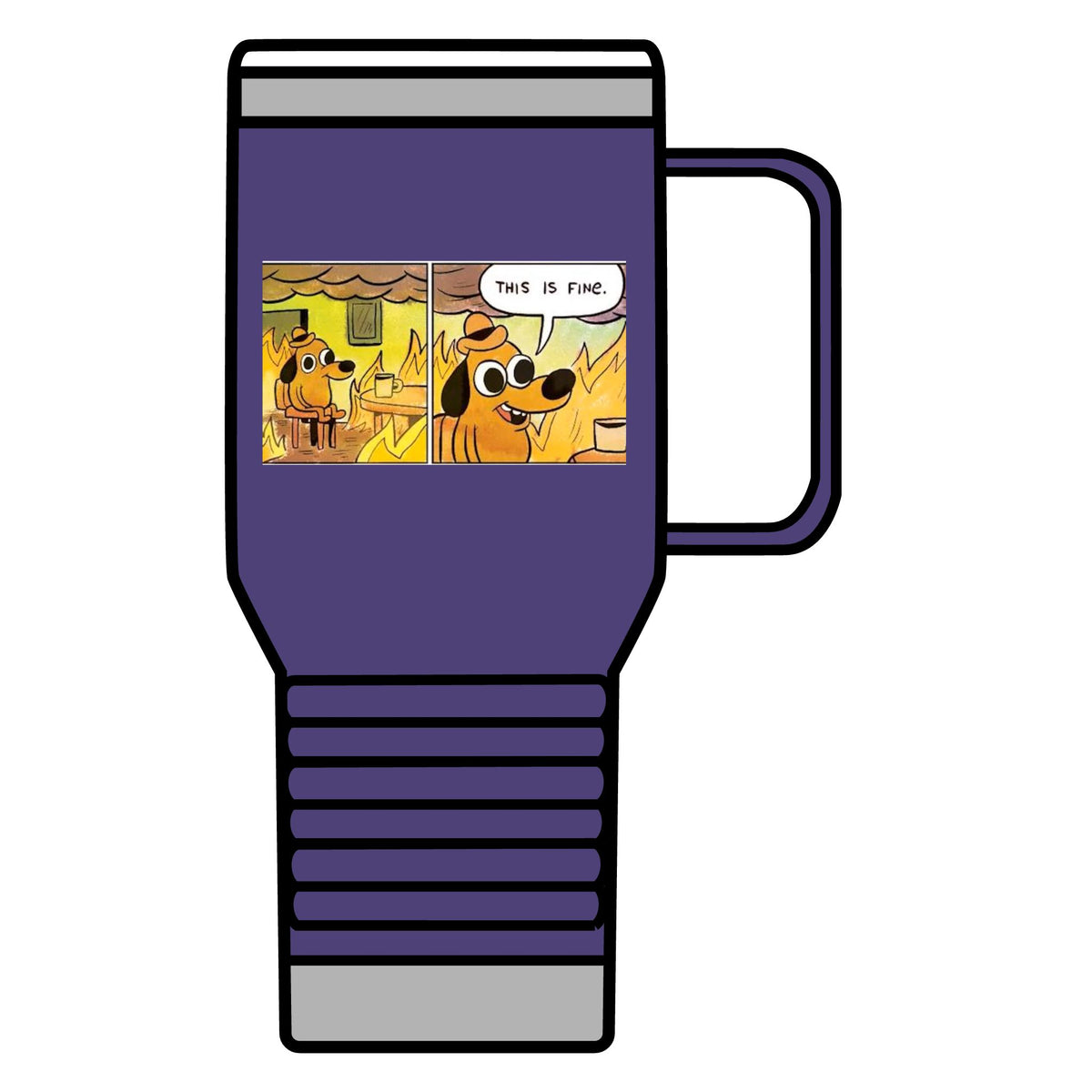 This Is Fine - 20oz Insulated Mug