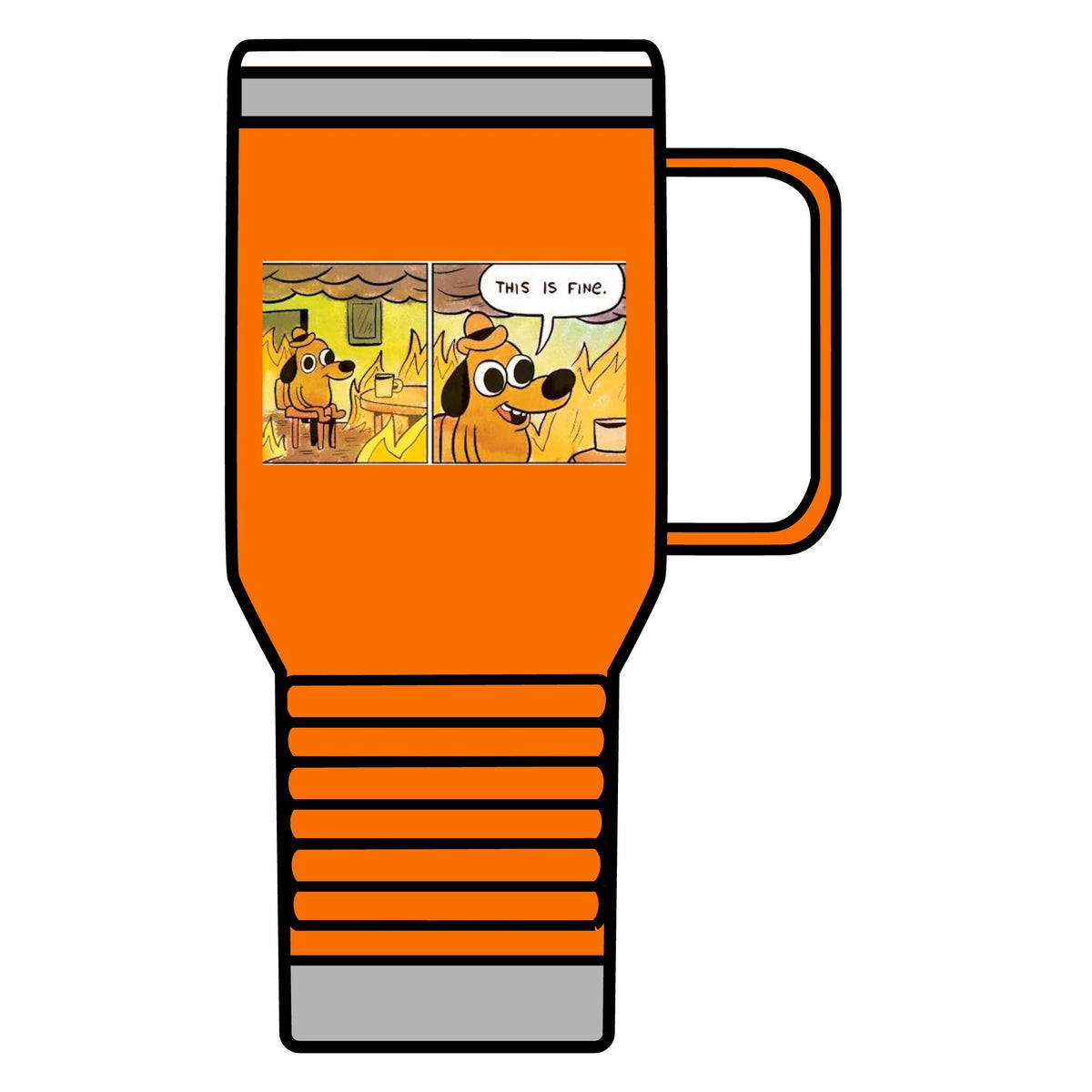 This Is Fine - 20oz Insulated Mug