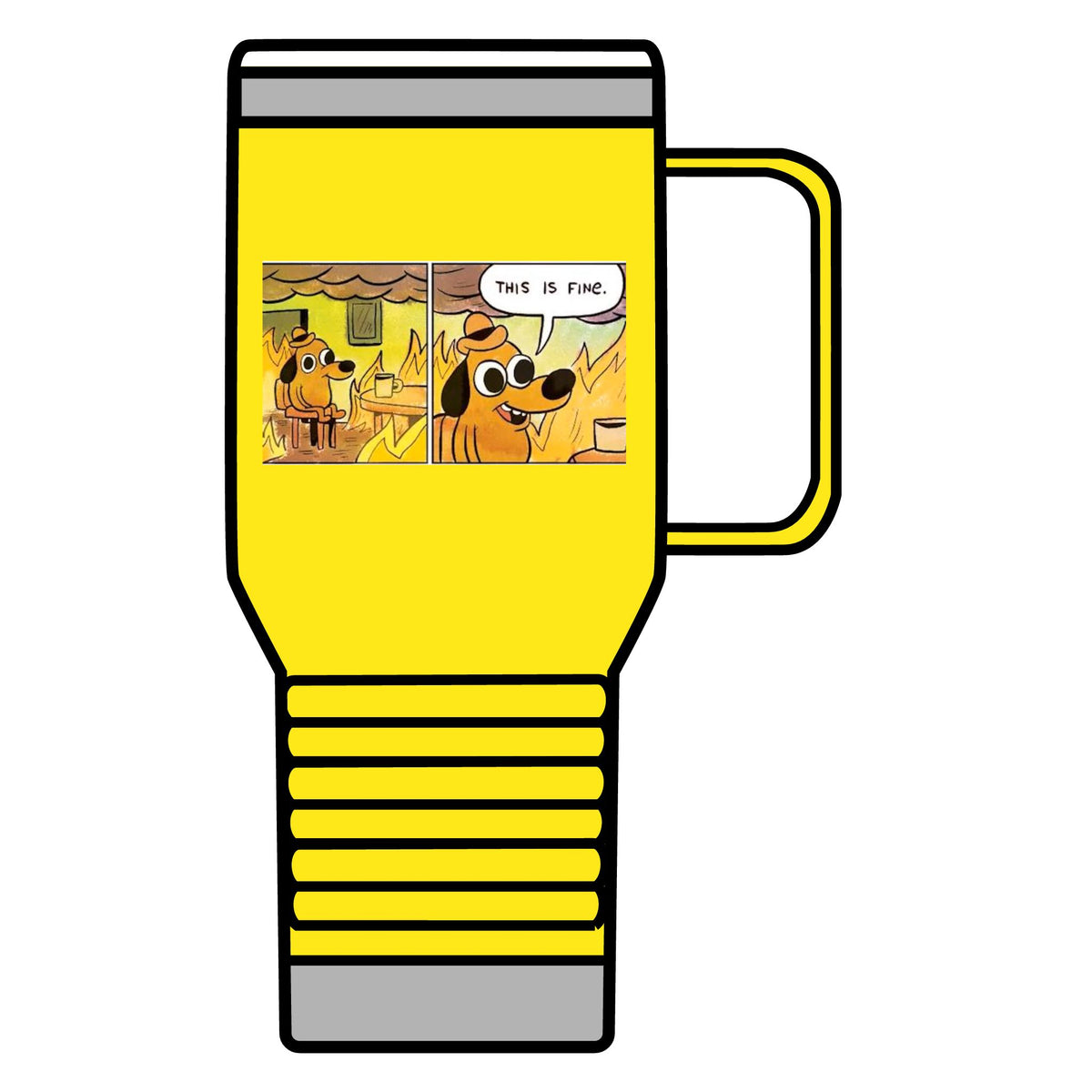 This Is Fine - 20oz Insulated Mug
