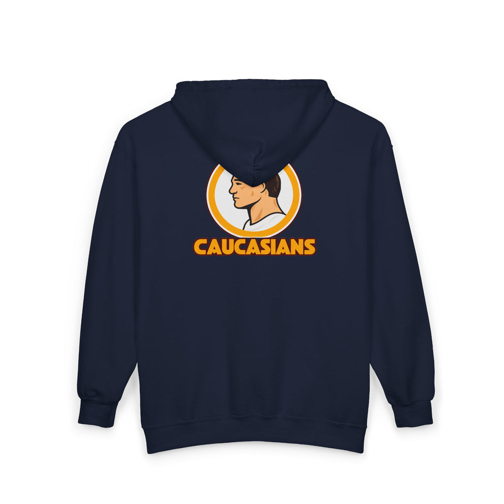 Caucasians - Level Text - Full-Zip Hooded Sweatshirt