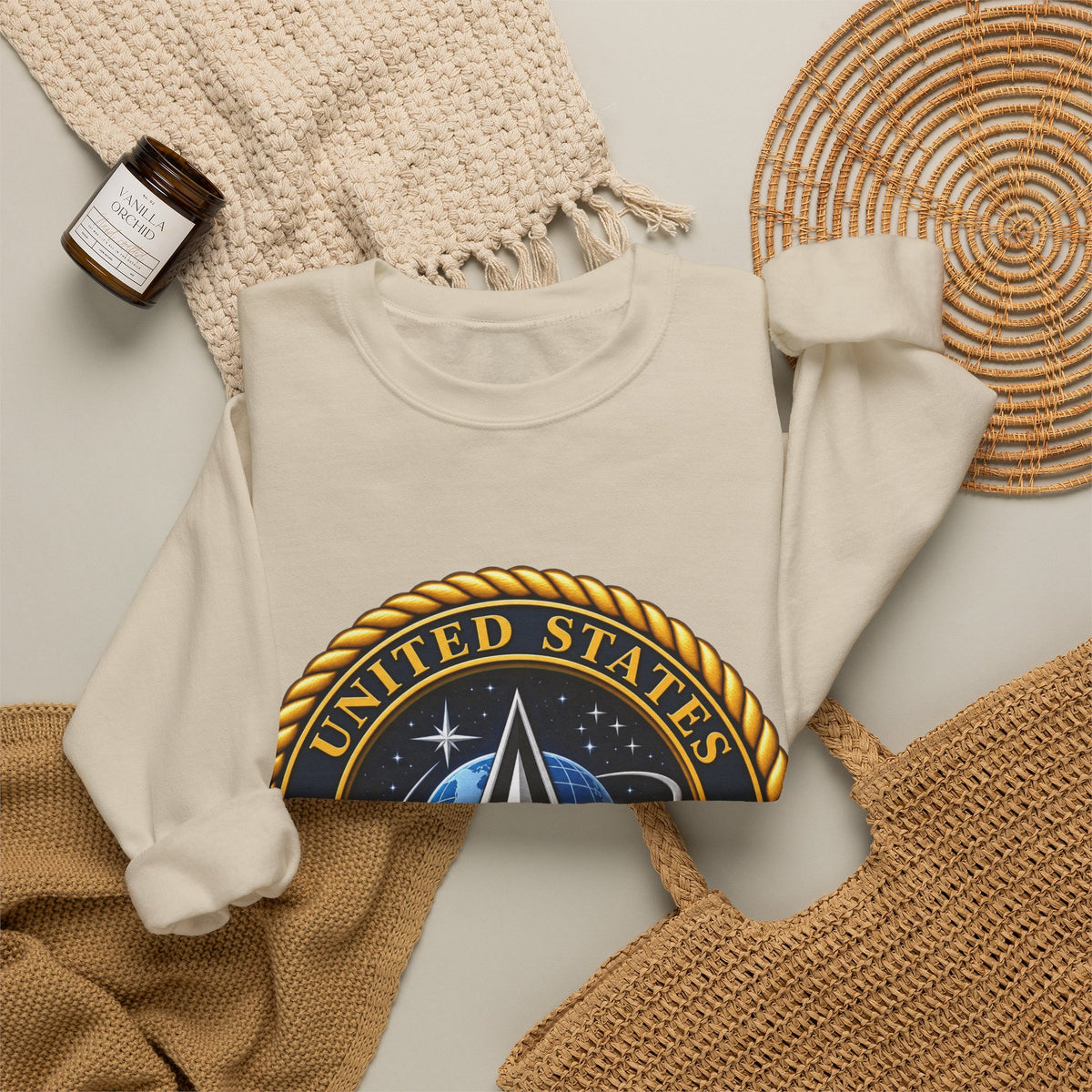 U.S. Space Force Emblem - Crewneck Sweatshirt