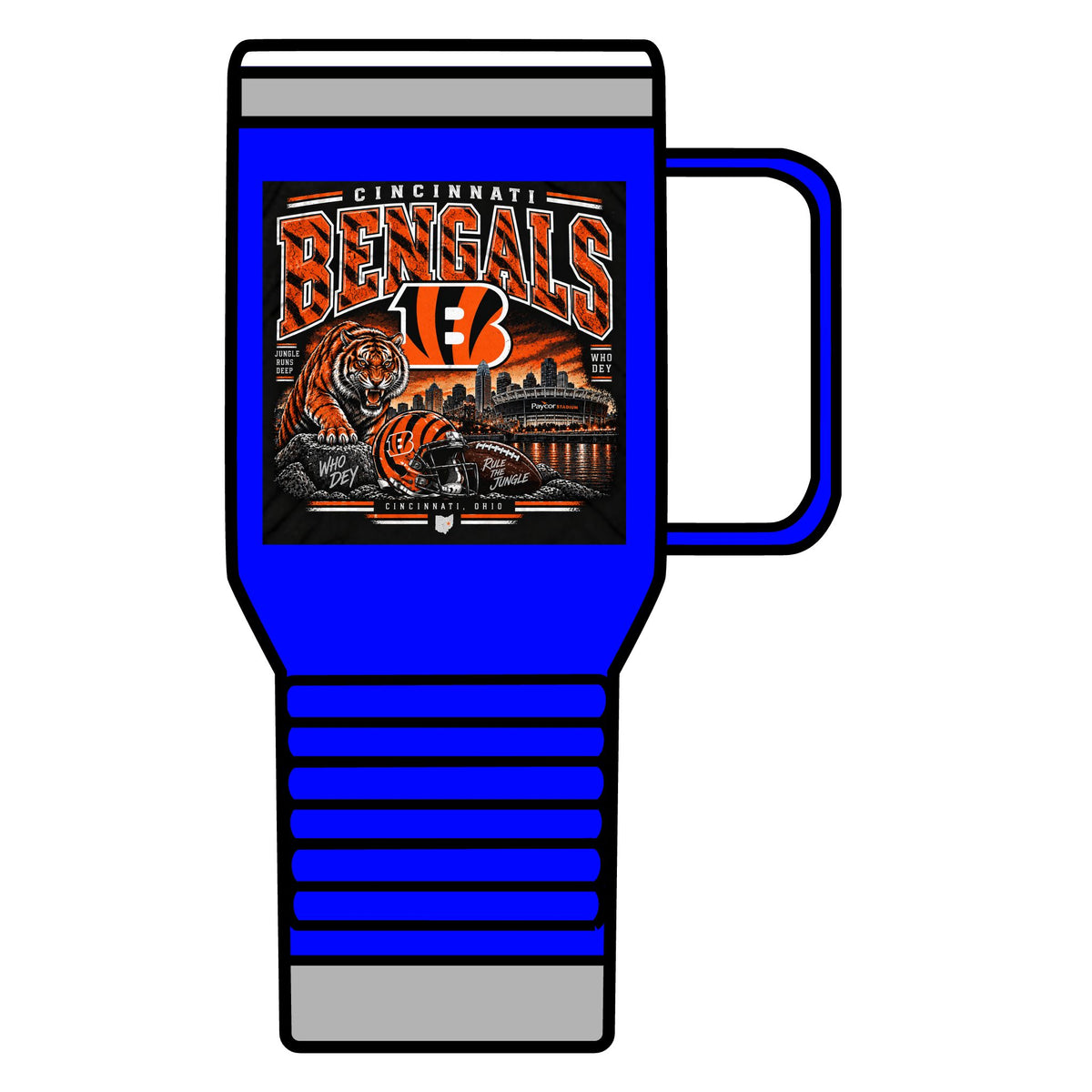 Cincinnati Bengals Jungle Reign - 20oz Insulated Mug