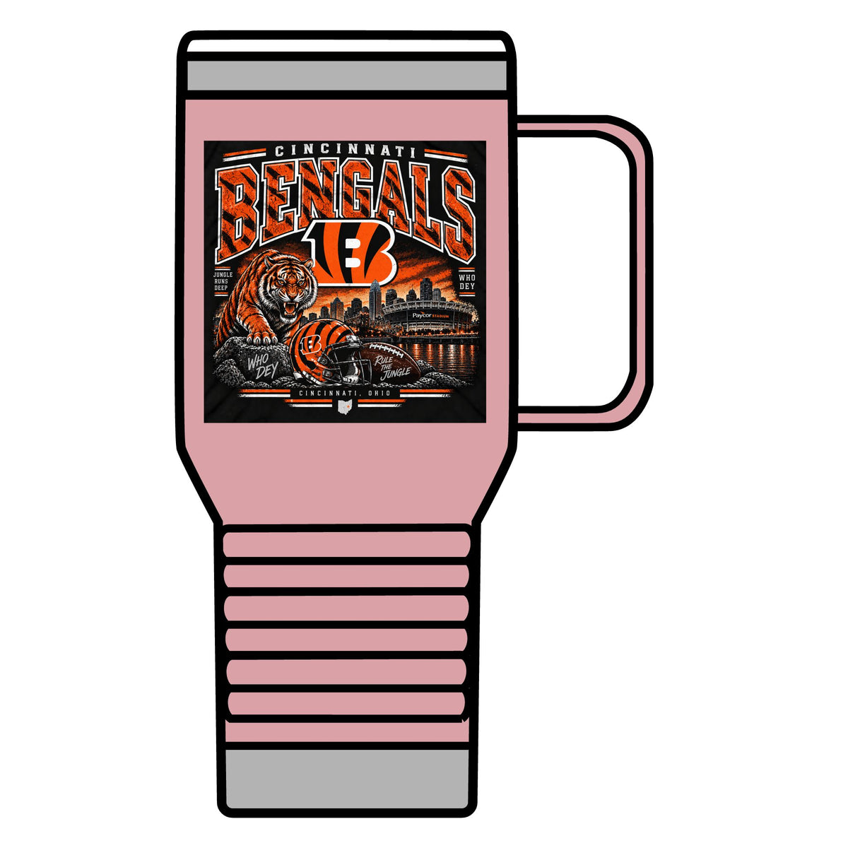 Cincinnati Bengals Jungle Reign - 20oz Insulated Mug