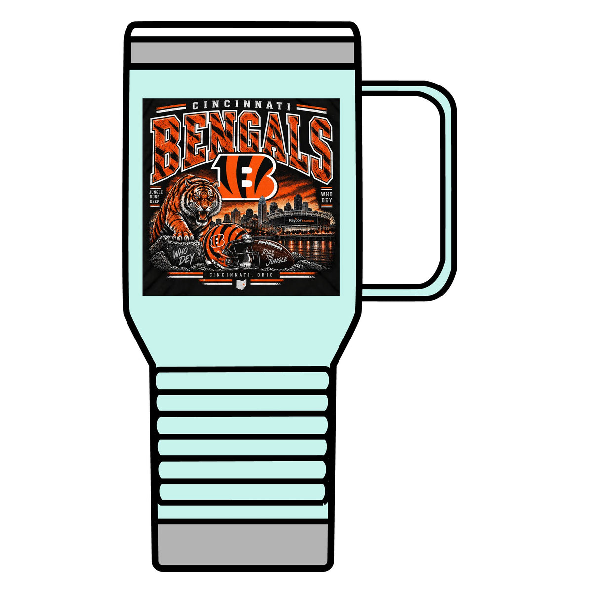 Cincinnati Bengals Jungle Reign - 20oz Insulated Mug